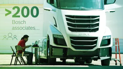 Green truck